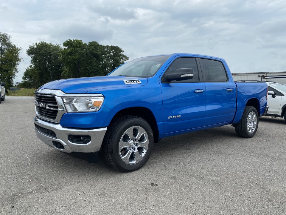 Blue truck with ceramic window tints